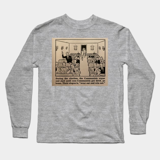 Commie Tactics Long Sleeve T-Shirt by Limb Store